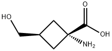 Cyclobutanecarboxylic acid, 1-amino-3-(hydroxymethyl)-, cis- (9CI) Structure