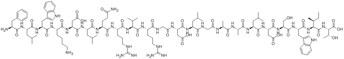 prepro-thyrotropin releasing hormone (53-74) 구조식 이미지