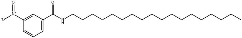 M-NITRO-N-OCTADECYLBENZAMIDE Structure