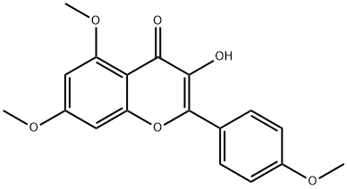 4',5,7-Trimethoxyflavonol 구조식 이미지