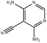 5-Pyrimidinecarbonitrile, 4,6-diamino- (9CI) Structure