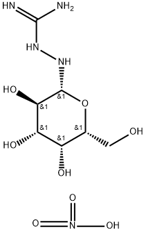 N1-BETA-D-GALACTOPYRANOSYL AMINO-GUANIDINE HNO3 Structure