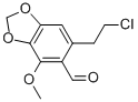 6-(2-CHLORO-ETHYL)-4-METHOXY-BENZO[1,3]DIOXOLE-5-CARBALDEHYDE Structure