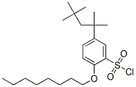 2-Octyloxy-5-(1,1,3,3-tetramethylbutyl)benzenesulfonyl chloride Structure