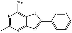 4-AMINO-2-METHYL-6-PHENYLTHIENO[3,2-D]PYRIMIDINE Structure