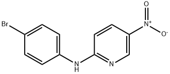 (4-bromo-phenyl)-(5-nitro-[2]pyridyl)-amine Structure