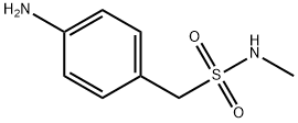 4-Amino-N-methylbenzenemethanesulfonamide 구조식 이미지