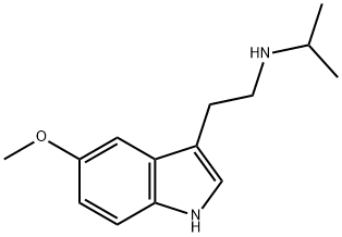 N-Isopropyl-5-methoxytryptamine Structure