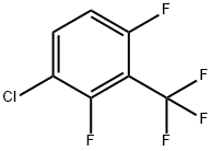 3-Chloro-2,6-difluorobenzotrifluoride 구조식 이미지
