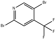 2,5-Dibromo-4-(trifluoromethyl)pyridine Structure