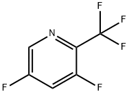 3,5-Difluoro-2-(trifluoromethyl)pyridine Structure