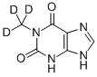 1-메틸산틴-D3 구조식 이미지