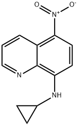 8-시클로프로필아미노-5-니트로퀴놀린 구조식 이미지