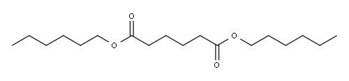 Hexanedioic acid dihexyl ester Structure