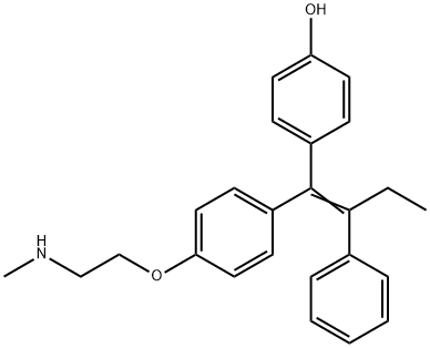 110025-28-0 N-Desmethyl-4-hydroxy Tamoxifen (approx. 1:1 E/Z Mixture)