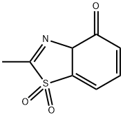 4(3aH)-Benzothiazolone,2-methyl-,1,1-dioxide(9CI) Structure