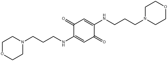 2,5-Bis((3-morpholinopropyl)amino)-p-benzoquinone Structure