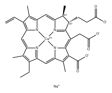 Chlorophyllin Structure