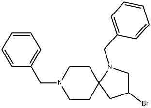 1,8-Diazaspiro[4.5]decane,3-broMo-1,8-bis(phenylMethyl)- 구조식 이미지