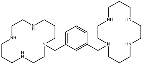 1,1'-[1,3-PHENYLENEBIS-(METHYLENE)]-BIS-(1,4,8,11-TETRAAZACYCLOTETRADECANE) OCTAHYDROCHLORIDE Structure