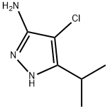 1H-Pyrazol-3-amine,  4-chloro-5-(1-methylethyl)- Structure