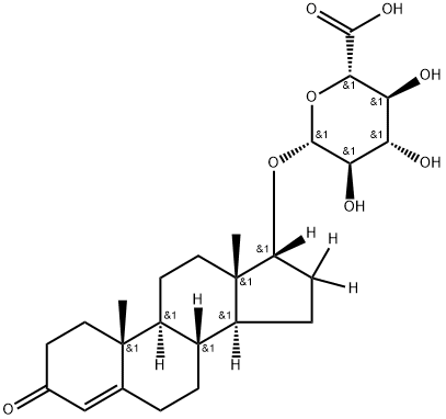 Epitestosterone-d3 Glucuronide Structure