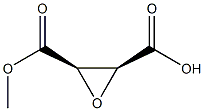 2,3-Oxiranedicarboxylicacid,monomethylester,(2R-cis)-(9CI) Structure