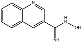 3-Quinolinecarboximidamide, N-hydroxy- Structure