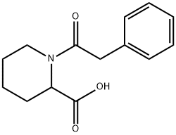 1-(2-Phenylacetyl)-2-piperidinecarboxylic acid Structure