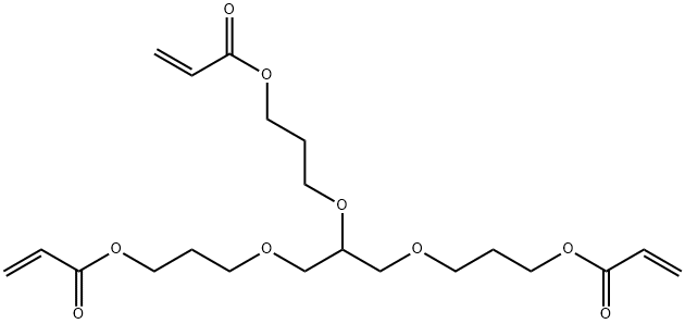 Tris(3-acryloyloxypropyl) glycerol ether Structure