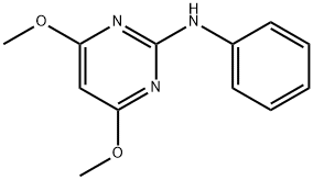 (4,6-디메톡시-피리미딘-2-YL)-페닐-아민 구조식 이미지