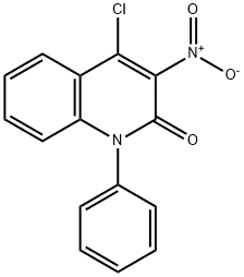 4-chloro-1-phenyl-3-nitro-2(1H)-quinolone Structure