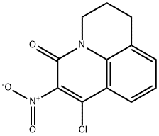 1-chloro-2-nitro-3-oxo-6,7-dihydro-3H,5H-benzo[ij]quinolizine Structure