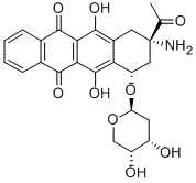 Amrubicin 구조식 이미지