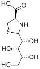 2-(D-XYLO-TETRAHYDROXYBUTYL)-4(R)-1,3-THIAZOLIDINE-4-CARBOXYLIC ACID 구조식 이미지