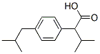 Benzeneacetic acid, -alpha--(1-methylethyl)-4-(2-methylpropyl)- (9CI) Structure