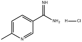 3-Pyridinecarboximidamide, 6-methyl-, hydrochloride (1:1) Structure