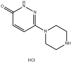 6-(Piperazin-1-yl)pyridazin-3-ol hydrochloride Structure