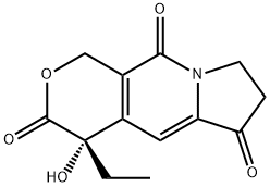 	(S)-4-Ethyl-4-hydroxy-7,8-dihydro-1h-pyrano[3,4-f]indolizine-3,6,10(4h)-trione 구조식 이미지