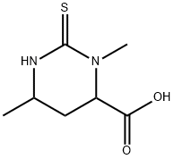 3,6-DIMETHYL-2-THIOXOHEXAHYDROPYRIMIDINE-4-CARBOXYLIC ACID 구조식 이미지