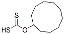 cyclodecyl xanthogenate Structure