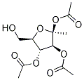 b-D-Arabinofuranoside, Methyl, triacetate Structure