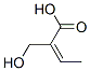 (Z)-2-Hydroxymethyl-2-butenoic acid Structure