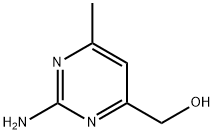 4-Pyrimidinemethanol, 2-amino-6-methyl- (9CI) 구조식 이미지