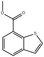 Methyl benzo[b]thiophene-7-carboxylate Structure