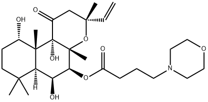 FORSKOLIN,7BETA-DEACETYL-7BETA-[GAMMA-(MORPHOLINO)BUTYRYL]-,염산염 구조식 이미지