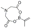 Isopropenylboronic acid MIDA ester Structure