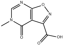 5-methyl-4-oxo-4,5-dihydroisoxazolo[5,4-d]pyrimidine-3-carboxylic acid(SALTDATA: FREE) 구조식 이미지