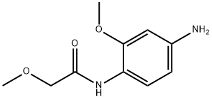 N-(4-아미노-2-메톡시페닐)-2-메톡시아세트아미드 구조식 이미지