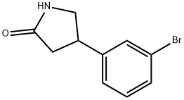 4-(3-BroMophenyl)pyrrolidin-2-one Structure